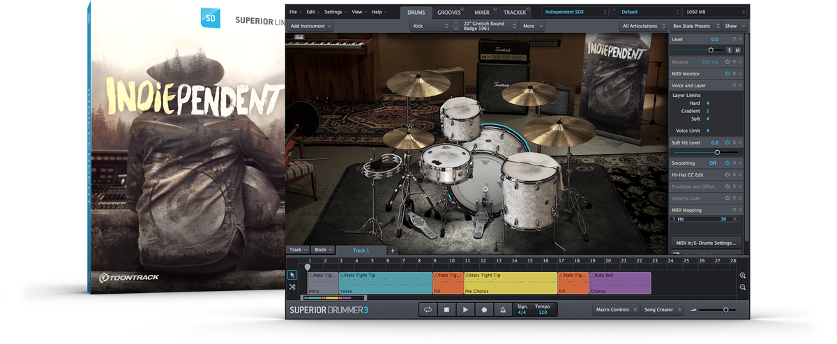 Toontrack SDX ||  Indiependent